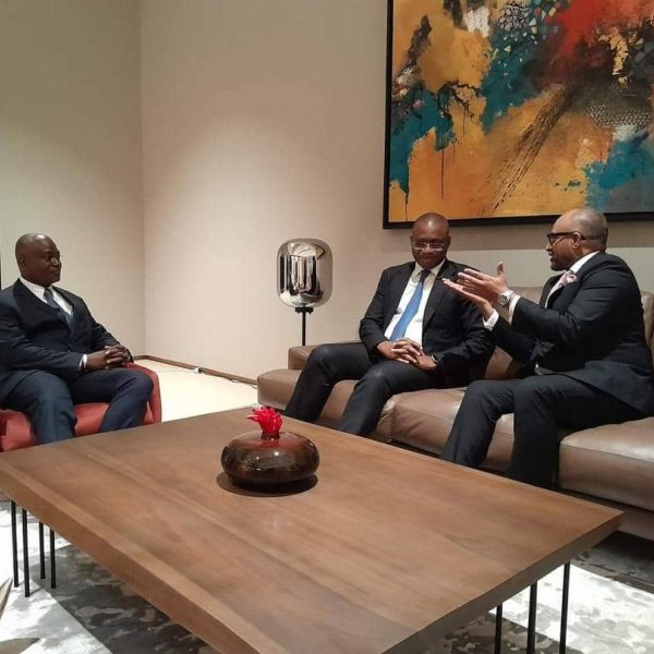 Le Ministre SIDI TOURE ET LE DG DE WORLD FISH